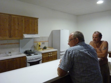 cuisine commune pour les logements au Domaine de la Tour