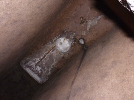 Ceci est l'intérieur d'une cuve à vin....