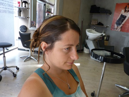 premier essai chez le coiffeur