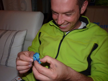 Christophe et les noeuds marins... ça fait 2!